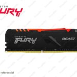Memoria DDR4 Kingston FURY Beast 3200MHz 16GB RGB